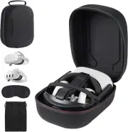Hard Carrying Case Compatible with Meta Quest 3S/Quest 3/Oculus Quest 2/Vp/Pico4