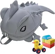 [Janurium] Cartoon Backpack, Kids Backpack | Cartoon Backpack for Little Kids | Creative Animal School Backpack for Toddlers, Shark Bag for Kids Aged 1-5 Years Kids,