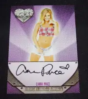 2016 Benchwarmer CIARA PRICE Eclectic #119 Black Ink Autograph PLAYBOY Playmate