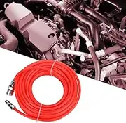 15M High Pressure Air Hose,EVA Plastic Flexible Air Piping System Air Compressor Hose Kit, with Male/Female Quick Connector