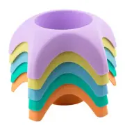 5pcs Beach Cup Holder Sand Beverage Drink Coasters Portable Drinks Sand Coaster