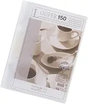 Lihit Lab F3016-1_25 Looper File, A4, Milky White, Pack of 25