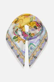 SILK SQUARE SCARF CATERINA SPRITZ