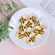 10pcs Flat Back Resin Cabochon Bee DIY Flatback Scrapbook Embellishment Craft IL
