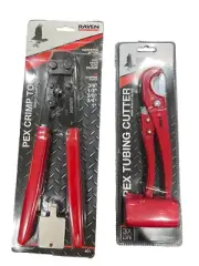 Raven Pex Crimping Tool inch Clamp Tool with Pex Tubing Cutter