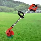 Cordless Grass Trimmer Lawn Electric Whipper Snipper Strimmer Battery + Corded