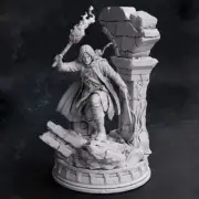Aragorn 1/10 25cm 3D Print Figure Model Kit Unpainted Unassembled Garage Kit