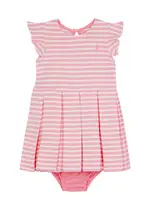 Polo Ralph Lauren Kids Striped Stretch-jersey Dress and Bloomers set - Pink - 3 Months (3 Months) 3 MONTHS (3 months)