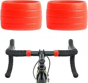 Silicone Handle Strap Protective Sleeve | Reusable Handle Grip Rings,Set of 2 Silicone Grip Sleeve, Waterproof Fasten Tool for Urban Commuting