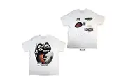 Travis Scott Unisex Adult Summer Run 2023 London T-Shirt (White) (XXL)