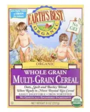 3xEarth's Best Organic No GMO Multi-Grain Cereal 8oz each Total 24oz