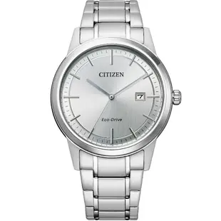 CITIZEN 星辰 簡約商務光動能腕錶-AW1231-66A