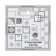 4in Curvy Log Cabin Trim Tool - CGRJAW6MINI