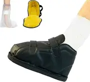 Unisex Offloading Post Op Shoe with Adjustable Straps,Medical Walking Shoe for Broken Foot,Lightweight Medical Walking Boot for Post Surgery,Fractured Foot,Sprains,Left or Right,1PC