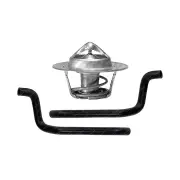 Gates Thermostat + IN OUT Heater Hose for Ford Fairmont Falcon Fairlane BA BF