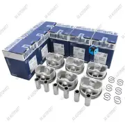 MAHLE Pistons Rings Set Φ82+0.5mm CR 11:1 6Pcs For BMW 325i 523i E93 E30 E83 F10 (for: BMW)