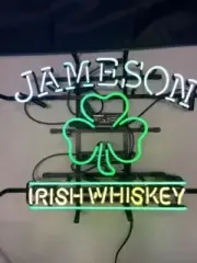 Jameson Irish Whisky Neon Sign 20"x16" Light Lamp Bar Gift Club Room Decor ZM