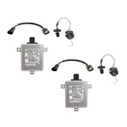 2X W3T19371 Xenon HID Headlight Ballast with Igniter and Power Cable for 06-14 Acura 2004-2014 Honda 2007-2014 Mazda Silver
