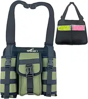 Tool Tote - Multi-Pocket Tool Pouch | Car Organization and Storage, Tool Carrier Chest Bag for Outdoor Indoor