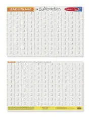 Melissa & Doug Learning Mat - Subtraction