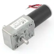 GW31ZY DC 12V 14RPM 8mmx15mm Double Shaft Worm Geared Motor