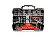 TOPEX 239pcs Rotary Tool Accessory Kit Mini Grinding Polishing Shank Craft Bit Set