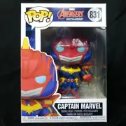 Funko Pop Marvel Avengers Mech Strike 831 Captain Marvel Bobble-Head +Protector