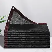 Awning Premium 99% Sun Shade Reinforced Rib Net Fabric Perfect for Gardens, Cars, Greenhouses, Permeability and Mesh Tarp for Sun Protection and Privacy (8x12m)