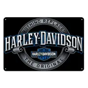 Harley Davidson Motor Cycles The Original Tin Metal Sign Rustic