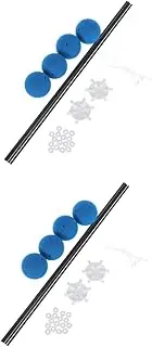 TOYANDONA 2pcs Training Kit Helicopter Rc Helicopter Anti- Crash Landing Training Gear Kit Helicopter Training Gear Helicopter Landing Gear Electrified Aircraft Toys Landing Gear Skids Kits
