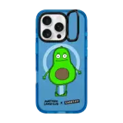 iPhone 16 Pro Impact Ring Stand Case MagSafe Compatible Avocado by Matthew Langille