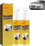 Spendeal 2Pcs Foam Cleaner, Bubble Cleaner All Purpose, Multipurpose Foam Cleaner Spray, Powerful Stain Removal Kit, Cleaning Foam Spray, Home Cleaning Foam Cleaner for Car and House (150ML) (2)