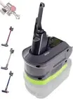 Battery Adapter Convertor for Ryobi 18V Li-ion Battery Convert to Dyson V6 V7 V8