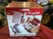 (1997) Campbell’s 3 Piece Countertop Set - Salt & Pepper Shaker and Spoon Rest