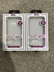 Samsung S10e Case Mate Sheer Crystal Case. Lot Of 2 Units. New Sealed Box