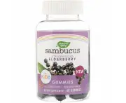 Nature's Way, Sambucus Gummies for Kids Standardized Elderberry, 60 Gummies