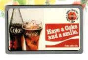 SPRINT Coca-Cola, Have a Coke and a Smile ( 1995 ) Phone Card ( $0 - EXPIRED )