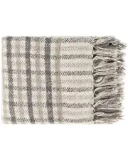 Surya Barke Beige Throw