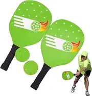 Pickle Ball Racket,Table Tennis Rackets for Adults | Compact Storage Case with 2 Paddles & 2 Balls, Sports Accessories for Adults & Kids