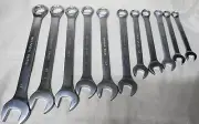 Spanner Wrench Ring & Open End CRV Sizes (6 - 41mm) Combination