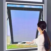 Mosquito Net Window Screen Zipper Custom Size Window Net Mesh Tulle Invisible