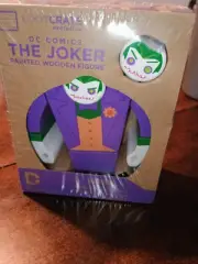 Loot Crate Exclusive DC Comics The Joker Painted Wooden Figure New In Box