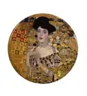 Ceramic Trivet insulation mat 16cm round GUSTAV KLIMT design