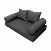|COVER ONLY| Style 4 Twin Knife Edge Daybed Mattress Bolster Pillow Covers AD003
