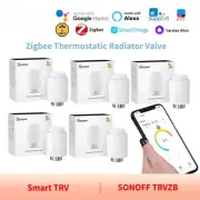 Smart Zigbee Thermostatic Radiator Valve TRVZB home heat temperature Control Lot