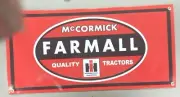 McCORMICK FARMALL TRACTOR BANNER- 24" X 12"