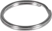 Rayher Key Ring 25 mm Diameter Platinum 6 Pieces