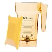 Blendtec 2 qt FourSide Blender Jar w/ Hard Lid & Wingtip Blade, Yellow