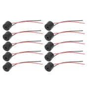 Advanced 10Pcs Active Piezo Electronic Buzzer with Wired Connector 12V
