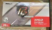 ASRock AMD Radeon RX 7900 XT Phantom Gaming White 20GB OC Graphics Card White